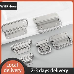 [COD] WHPHous Ship within 24 hours Cabinet Flight Case Solid Furniture Hardware Folding Handle For Tool Box Stainless Steel Drawer Wardrobe Easy Install