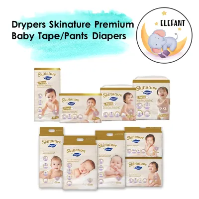 Drypers Skinature Premium Baby Pants / Tape Diapers