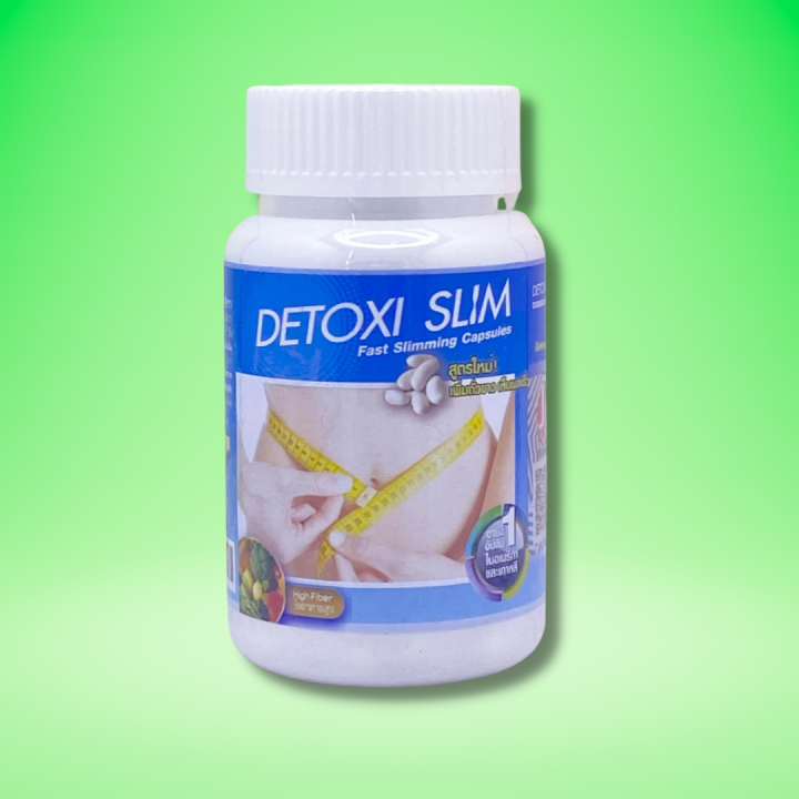 Detox Slim From Thailand Original Detoxi Slim Diet Capsules With Qr ...