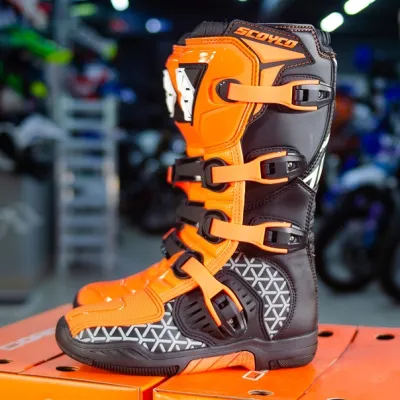 Giày bảo hộ xe máy Motocross giày cào cào Scoyco MBM009