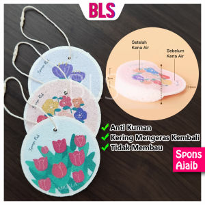 [3PCS] Spons Busa Magic Cuci Piring Compressed Washing Sponge