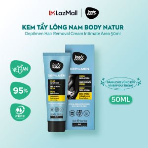 Kem tẩy lông nam Body Natur Depilmen Hair Removal Cream Intimate Area 50ml