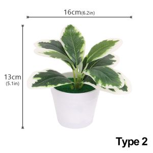 BESTOUR Scenery Model Party Supplies Home Decoration Faux Grass Simulation Scindapsus Artificial Plants Bonsai Lifelike Greenery Potted