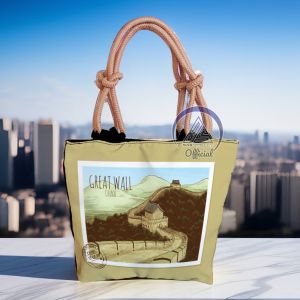 [ GROSIR ] Alvystreet - Tas Totebag Model Tali Sumbu Kepang | Motif China | Printing High Quality | 2 Motif