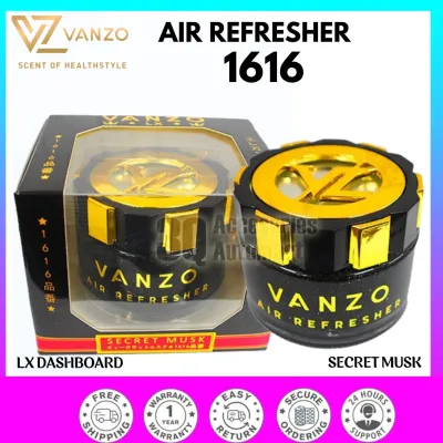 [NEW SCENT] 100% Original Vanzo Miniature Car Air Freshener Car Perfume Refresher 1616/ 1818/ 1717/ 658/ 656/ 657 / NEW AROMA 787/ 788/ 89 Secret Velvet Musk English Pear