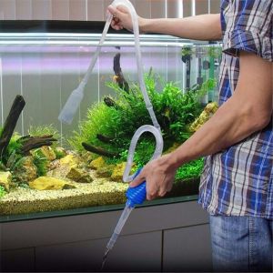 RL5LBR Practical Plastic Manual Water Exchanger Fish Tank Cleaning Kit Aquarium Cleaning Tools Vacuum Cleaner Pump