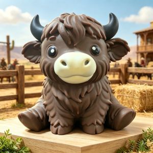 YOUSHI TOP Slow Rising Highland Cow Fidget Toy Squeeze Soft Texture Highland Cow Squishies Toy Squeeze Ball Slow Rebound Highland Cow Sensory Toy Adults