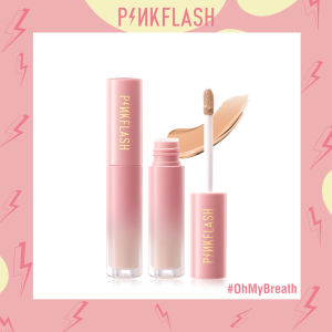PINKFLASH OhMyBreath Kem che khuyết điểm dạng lỏng mịn che phủ hoàn toàn lâu trôi màu tự nhiên  (Sản phẩm có nhiều phiên bản lựa chọn