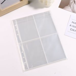 NOBLELYN A6 Album Shell Photocard Holder Plush Angel Star Pattern Loose-Leaf Photo Album Multi Functional 3-inch Small Card Storage Collect Book For Kpop Idol Fans