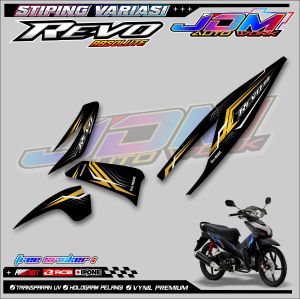 STRIPING VARIASI MOTOR HONDA REVO ABSOLUTE / STICKER LIST MOTOR REVO ABSOLUTE