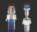 หัวแปลงก๊อกน้ำ  หัวต่อก๊อกน้ำ หัวแปลงก๊อกเครื่องซักผ้า แบบมี stop valve. 