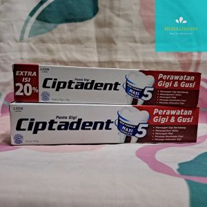 Pasta Gigi Murah Ciptadent/Ciptaden Perawatan Gigi & Gusi 75gr & 120gr/Odol Pembersih Gigi/Mencerahkan gigi/Perawatan Gigi/Membersihkan gigi/Menghilangkan bau mulut/Odol/Ciptadent Odol/Ciptadent Sikat Gigi/Pencegah GIgi Berlubang/Toothpaste/