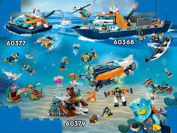 Lego 60368 City Arctic Explorer Ship Building Set 815 Pcs