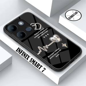 Softcase Glass Kaca Infinix Smart 7 - [SBR-021] - Case Infinix Smart 7 - Kesing Infinix Smart 7 - Kesing - Case handphone - Kesing hp - Case Hp - Sarung hp - Pelindung HP - Kesing handphone