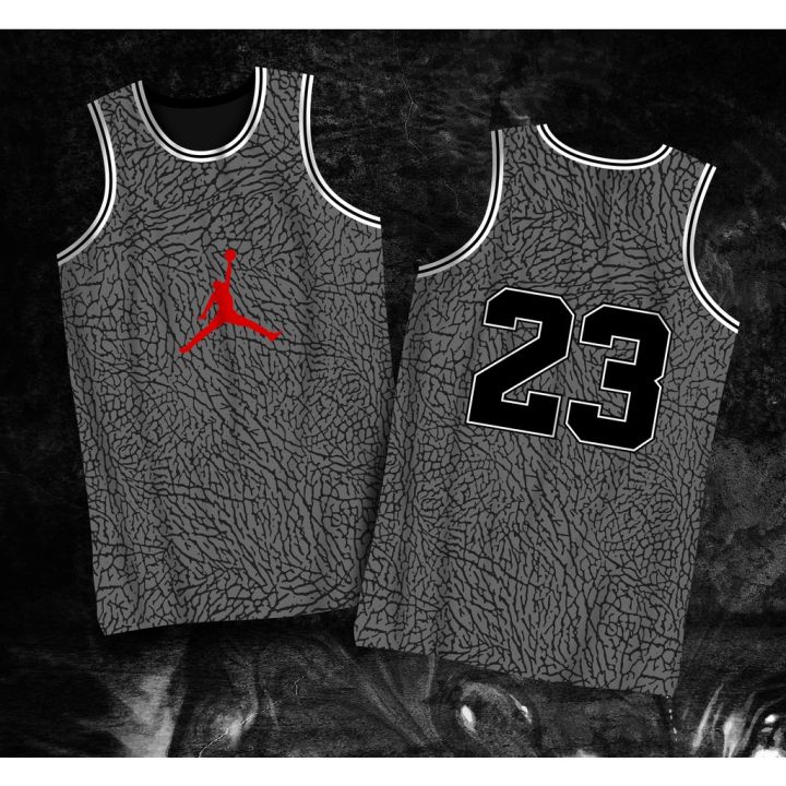 JORDAN CEMENT Jersey Michael Jordan Jersey Full Sublimation Jersey