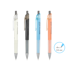 Bantex ดินสอ ดินสอกด 0.5/0.7mm สุ่มสี มียางลบในตัว ด้ามเหล็ก จับพอดีมือ Mechanical Pencil