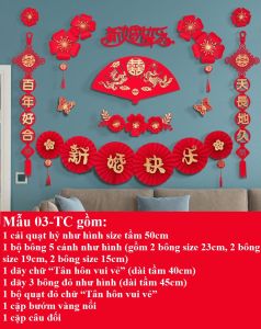 {HÀNG CÓ SẴN Y HÌNH} SET TRANG TRÍ ĐÁM CƯỚI