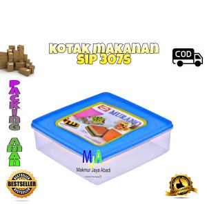 (BISA COD) PROMO Shinpo Murano SIP 307 S / SIP 307 L / Kotak Kue Plastik Polos / Kotak Makan / Food Storage / Tempat Kue - 3.5L / 6.5L