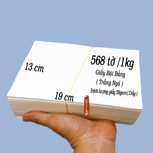 1kg Giấy gói Bánh Mì Trắng Ngà | Size 19 x 13cm | Định lượng giấy dầy 55gsm - Sự lựa chọn tuyệt vời cho bạn