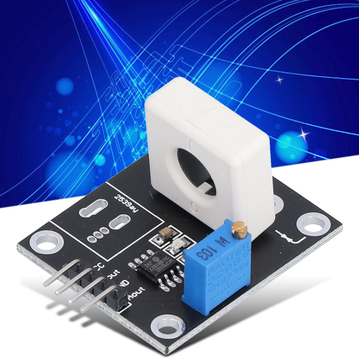 Supergoodsales Adjustable 3-70A Hall Current Sensor Module Detector Board For Protecting Dc±100a Overcurrent With Dc5v Supply I.93948225