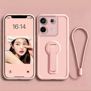Feadship Case for REDMI NOTE 13 4G REDMI NOTE 13 PRO 5G phone casing Softcase shockproof Cover new design aesthetic 360 ° rotate with holder Lanyard for girls cute pink JTXZZJ1