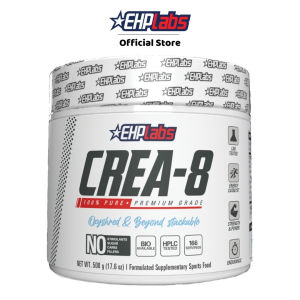 EHPlabs Crea-8 Pure Creatine Monohydrate Powder - Building Lean Muscle Mass - 166 Servings