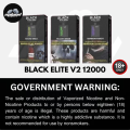 Black Elite V2 12000 Disposable Vape. 