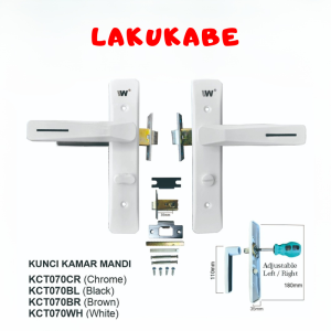 Handle Gagang Kunci Pintu Kamar Mandi Toilet 1 Set Weldom – Pilihan Terbaik untuk Keamanan dan Kenyamanan