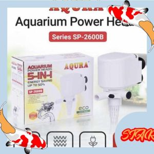 Produk Baru Aqura Pompa Air Celup Power Head AQURA SP 2600 B putih pompa celup power head akuarium