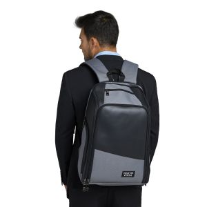 Martinversa TD1 Tas Ransel Delta Pria Man Backpack Laptop / Macbook Kanvas PU leather