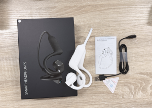 VOULAO E12 Wireless Bone Conduction Headphones 1080P Camera TDK Anti-Shake Open Ear Bluetooth Earphones AI Translation Sports Headset POV Recording