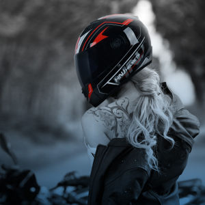 HNJ Full Face Helmet Murah Malaysia Motorcycle Men Motor Riding ABS Material Motorbike Helmet