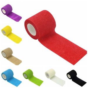 FUJIN Self Adhesive Self Adhesive Bandage Elastoplast Elastic Colorful Athletic Bandage Athletic Wrap Tape Prevent chafing Elastic Bandage Knee
