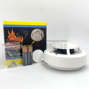 Photoelectric Smoke Detector Fire Alarm With Battery For Family Houses Detecting Shopping Malls