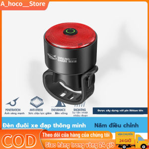 Đèn gắn yên xe đạp cảnh bảo an toàn khi chạy xe ban đêm sạc USB