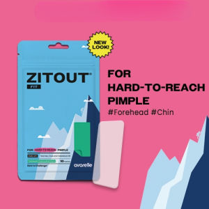 ZITOUT FIT Pimple Patch (RECTANGULAR /16 Count) Big Size Hydrocolloid Acne Patch with Cica