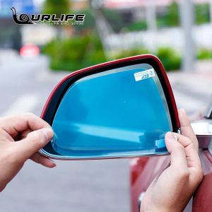 dncnf 2pcs Set Rearview mirror rainproof film Tesla model3 Film Anti Fog Film anti-glare auto stickers car accessories 6B2Z9