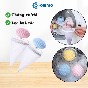 Bóng Giặt Quần Áo Cỡ Lớn Cầu Gai Sinh Học - Giảm Nhăn Rối Làm Sạch Siêu Sâu Tái Sử Dụng Tiện Lợi
