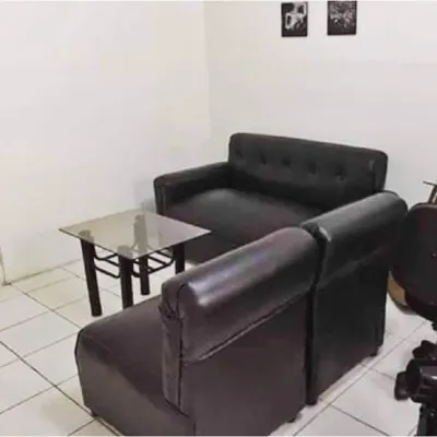 sala set leather/fabric 202