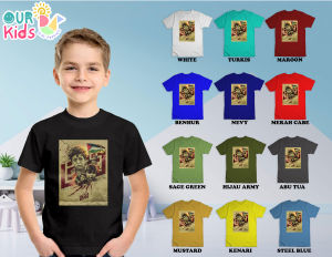 KAOS ANAK LENGAN PENDEK BERTEMA PALESTINE-IZZAH BAHAN TEBAL TIDAK MUDAH PANAS