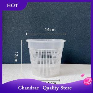 [Chandrae] 11 14cm Mesh Pot Root Control Transparent Flowerpot For Orchid Flower Breathable Growth Container Garden Plastic Flower Pot