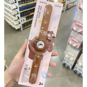 Jam Tangan Anak We Bare Bears Cute - MINISO Kid Watch