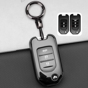 เคสกุญแจรถฮอนด้าสําหรับ Honda city/jazz/civic/HR-V/CR-V/BR-V พวงกุญแจแบบรวมทุกอย่างโปร่งใส