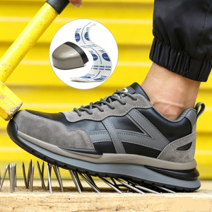 WHITBY Safety Shoes Steel Toe Cap Anti-smashing Anti-piercing Breathable Lightweight