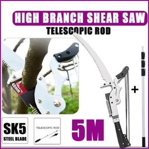 Untuk pemangkasan altitud tinggi High Branch Shears Saw 5-7M gergaji pokok dahan cutter pokok gunting pokok panjang tree cutter pruning cutter pemotong dahan pokok tinggi gunting dahan pokok panjang branch cutter pruning saw