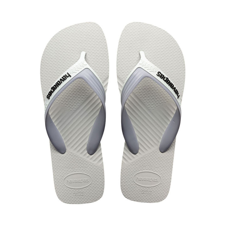 Havaianas Men Havaianas Dual Flip Flops White Grey Ice