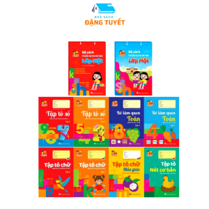 Sách - Bộ sách chuẩn bị cho bé vào lớp 1 ( Bộ 8 cuốn )