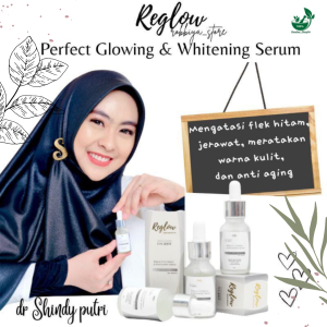 Serum Reglow Terlaris 2 Botol Perfect Glowing & Whitening Korean Glass Skin Series Kulit Bersinar By dr. Shindy Putri