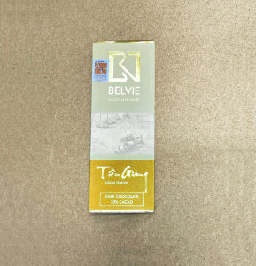 Socola đen Tiền Giang Belvie 70% cacao 80g