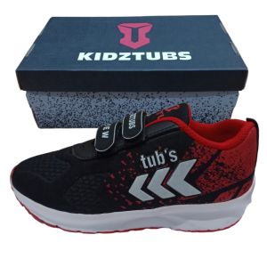 Sepatu Sekolah Anak Laki Laki Perempuan Sepatu Warna Hitam Murah Tali Perekat Rekat Kecil Tanggung Umur 6-10 Tahun PAUD TK SD SMP SMA Kelas 1 2 3 4 5 6 7 8 9 0-KIDZTUBS1231040524